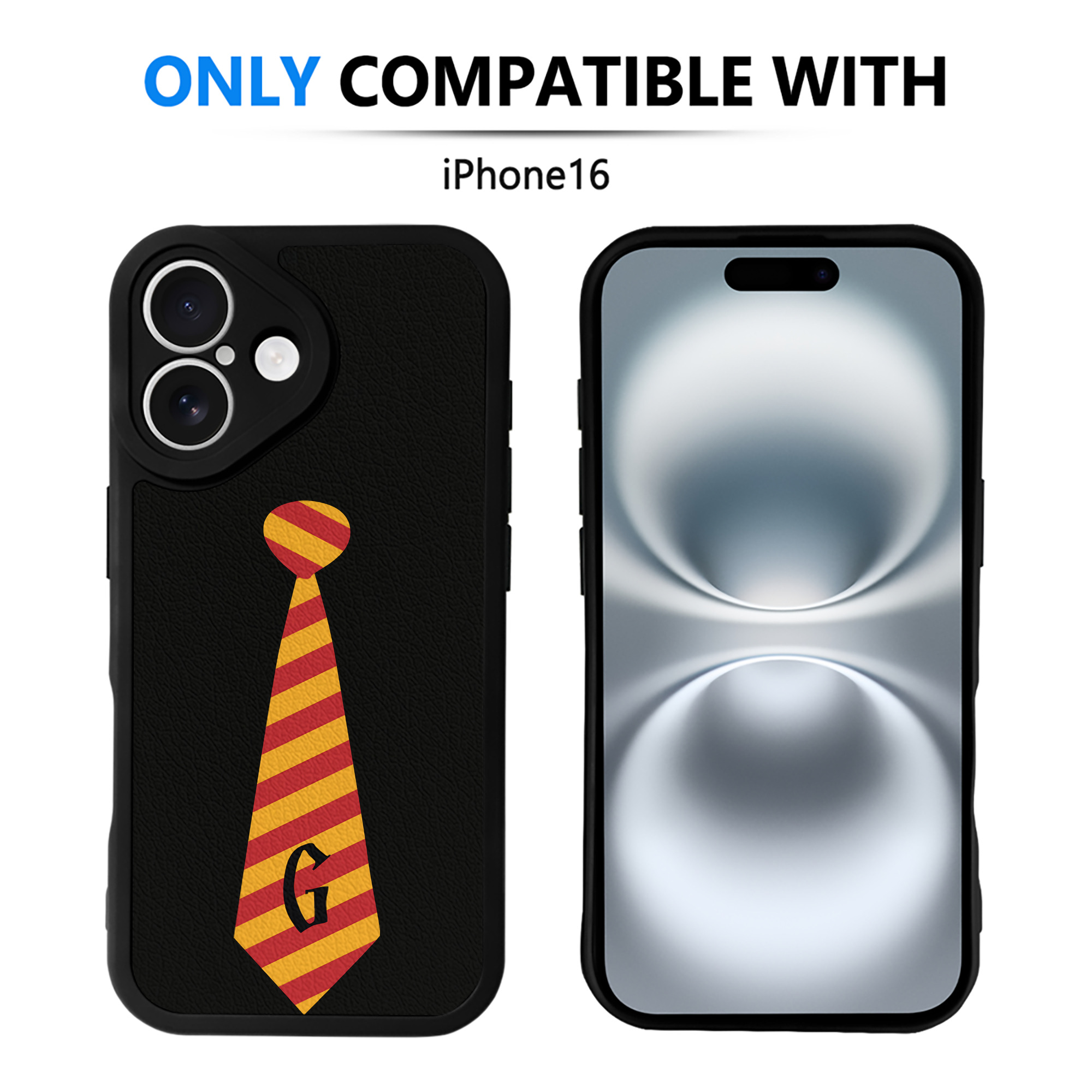 （画像用） Harry Potter ハリー・ポッターシリーズ 【iPhone 16シリーズ対応】シリコンスマホケース（レザー調） 材質：シリコン